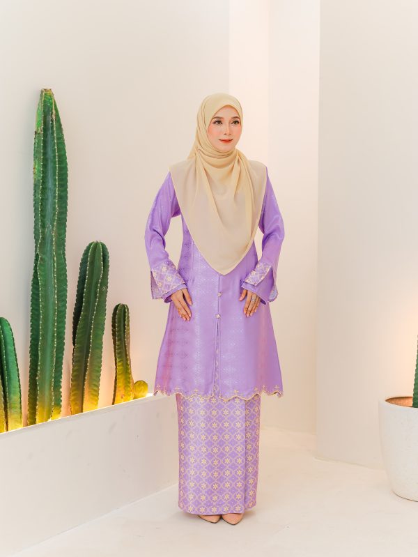 Kurung Sulaman Cinta (LILAC)