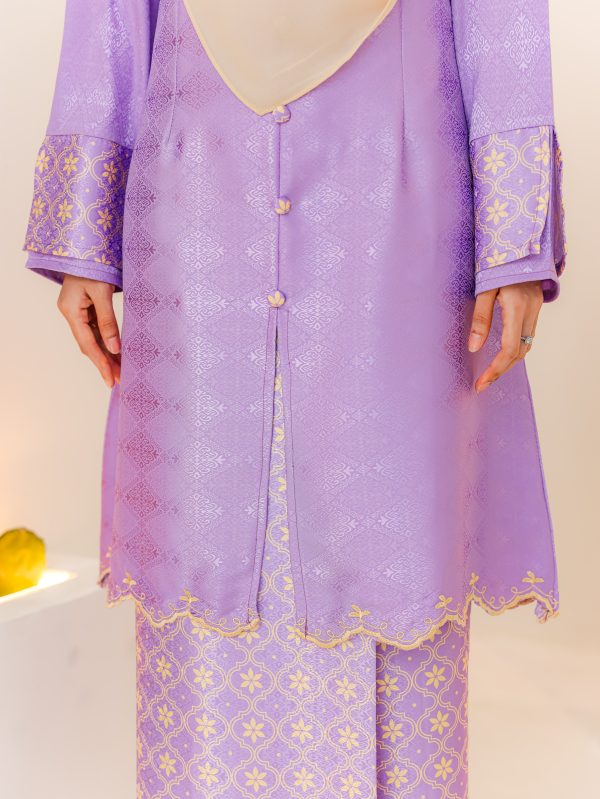 Kurung Sulaman Cinta (LILAC) - Image 3