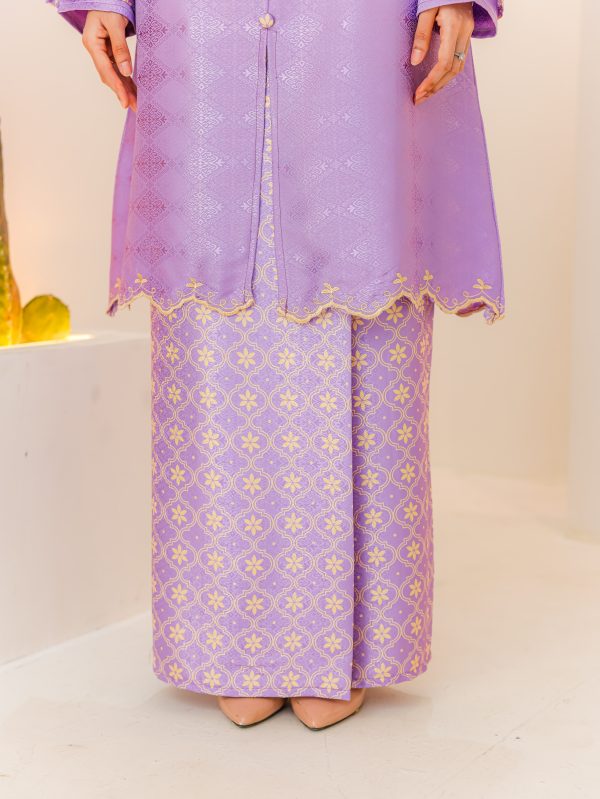 Kurung Sulaman Cinta (LILAC) - Image 4