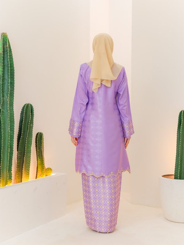 Kurung Sulaman Cinta (LILAC) - Image 5