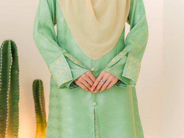 Kurung Sulaman Cinta (Mint Green) - Image 3