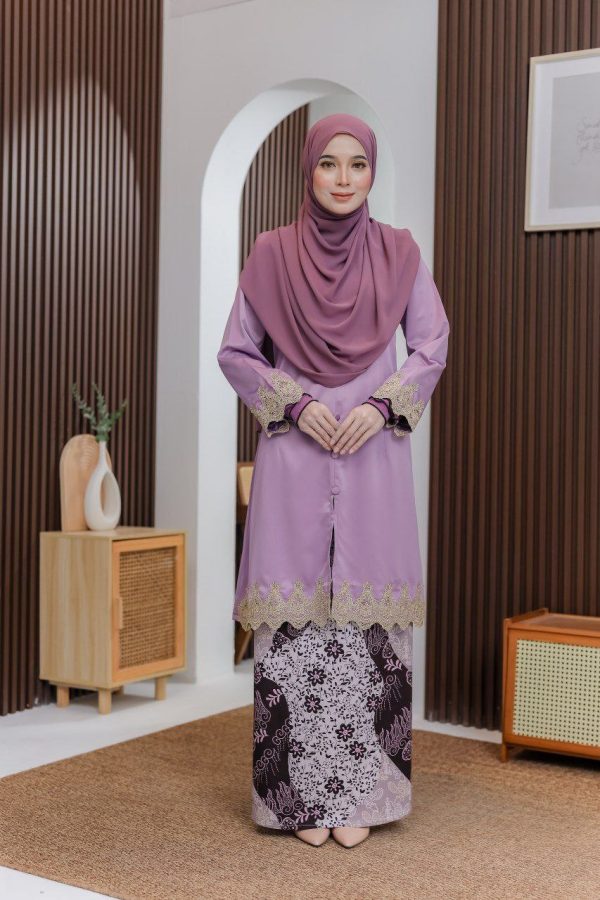 Kurung Chempaka (LAVENDER) / BATIK