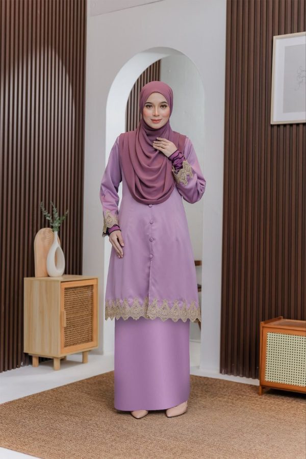 Kurung Kencana (LAVENDER) / PLAIN