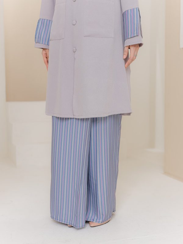 BAJU KURUNG JASMINE SILVER GREY S - Image 2