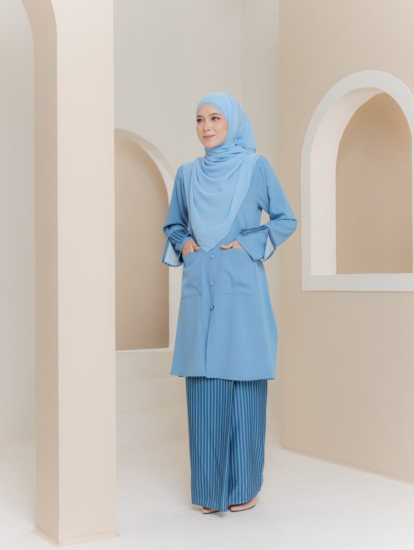 BAJU KURUNG JASMINE SKY BLUE M