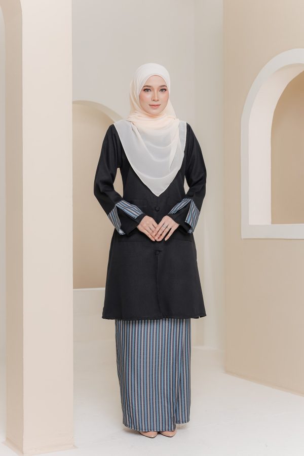 BAJU KURUNG JASMINE BLACK XL