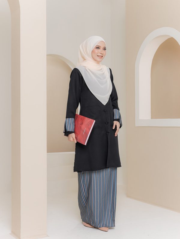 BAJU KURUNG JASMINE BLACK 2XL