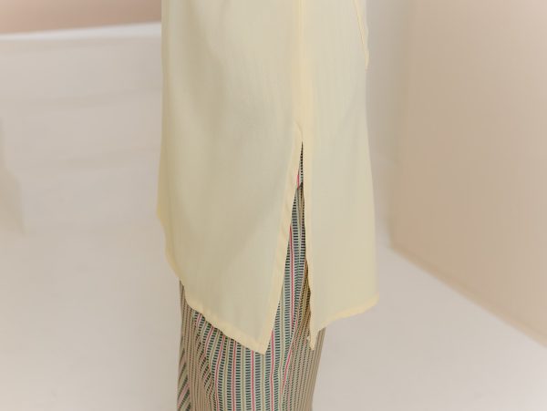 BAJU KURUNG JASMINE SOFT YELLOW M - Image 3